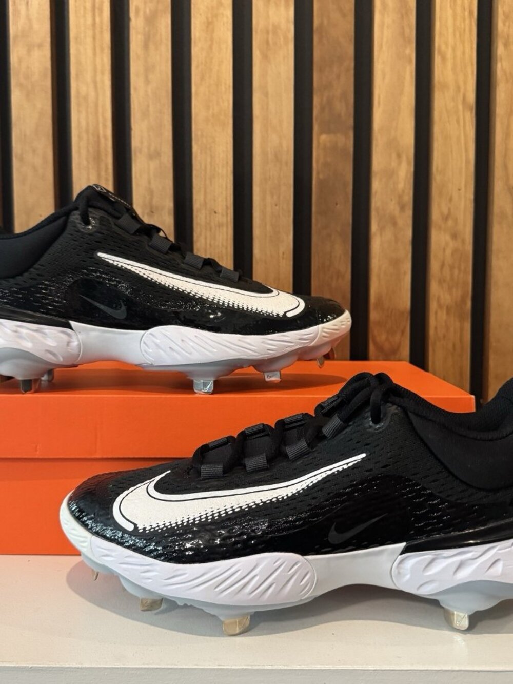 SIZE 10 MENS - Nike Alpha Huarache Elite 4 Low Metal Baseball Cleats DJ6521-001